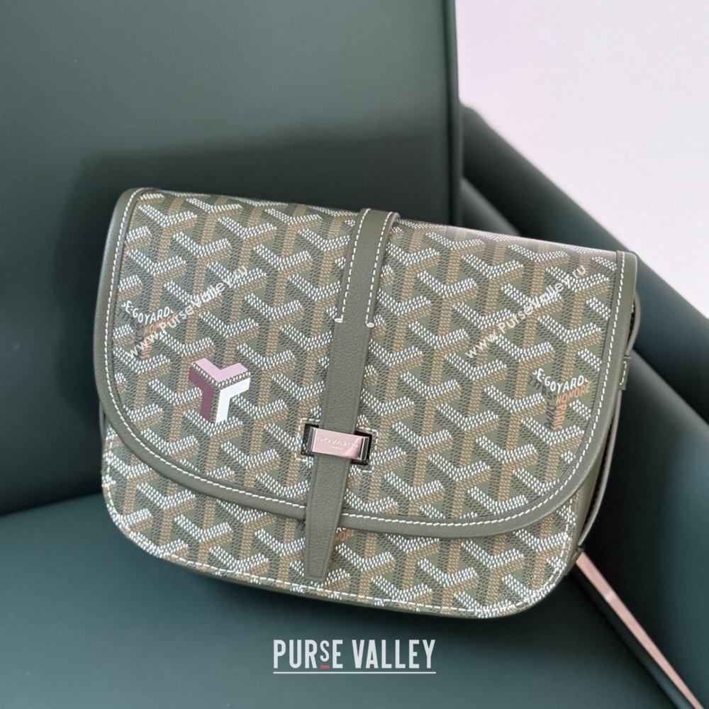Goyard Belvedere PM Crossbody Bag 8016 Khaki Green 2025 (ZH-26011504)