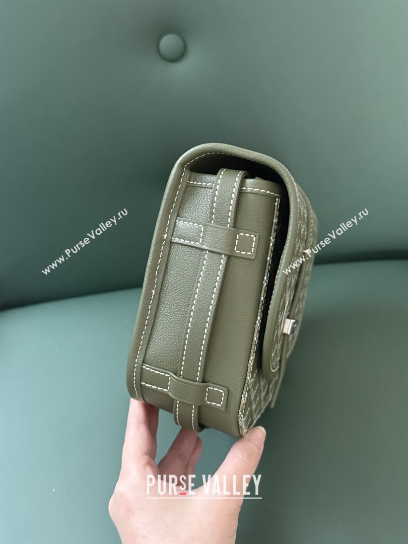 Goyard Belvedere PM Crossbody Bag 8016 Khaki Green 2025 (ZH-26011504)