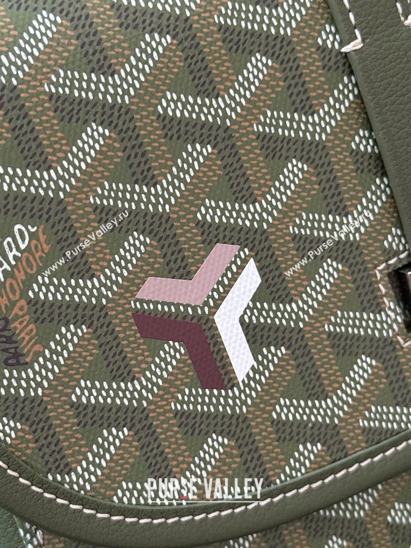 Goyard Belvedere PM Crossbody Bag 8016 Khaki Green 2025 (ZH-26011504)