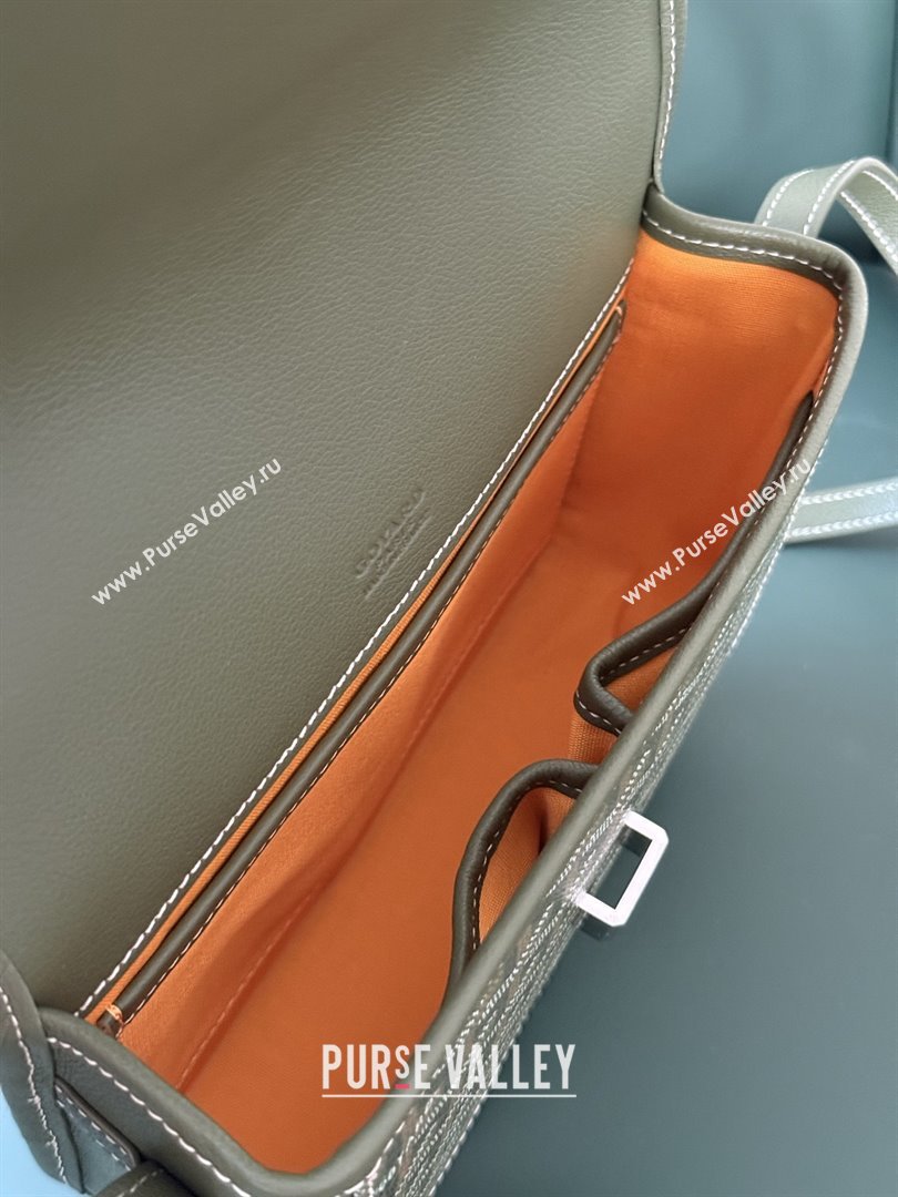 Goyard Belvedere PM Crossbody Bag 8016 Khaki Green 2025 (ZH-26011504)