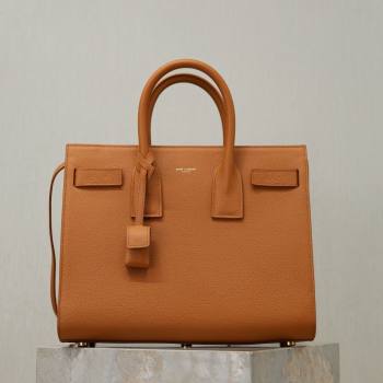 Saint Laurent Sac De Jour Small Tote bag in Grained Leather 378299 Brown 2026 (YY-26010722)