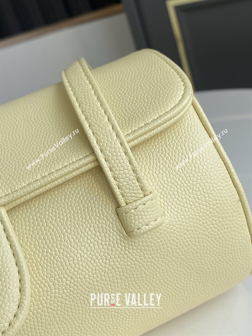 Chanel Small Bowling Bag in Yellow Grained Shiny Calfskin AS6143 Spring-Summer 2026 (GANEN-26021211)
