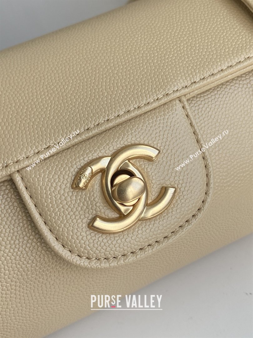 Chanel Small Bowling Bag in Beige Grained Shiny Calfskin AS6143 Spring-Summer 2026 (GANEN-26021207)