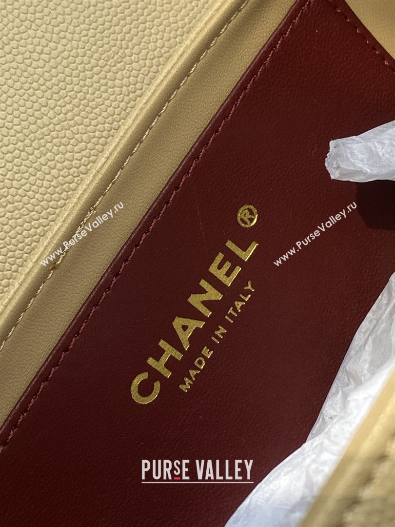 Chanel Small Bowling Bag in Beige Grained Shiny Calfskin AS6143 Spring-Summer 2026 (GANEN-26021207)