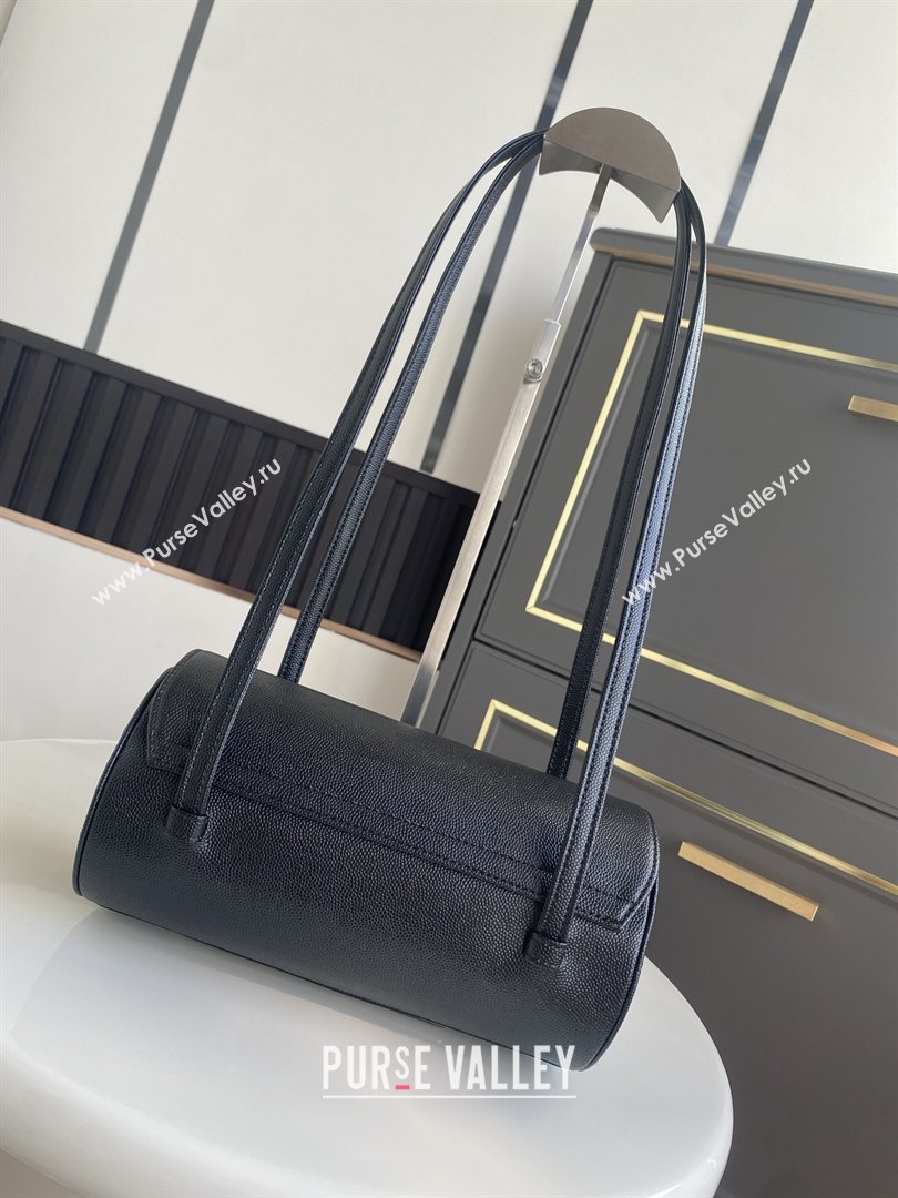 Chanel Small Bowling Bag in Black Grained Shiny Calfskin AS6143 Spring-Summer 2026 (GANEN-26021209)