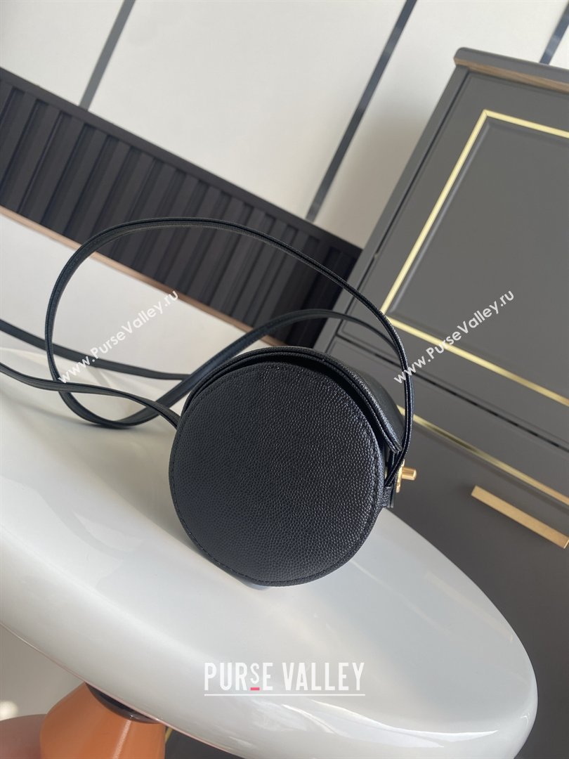 Chanel Small Bowling Bag in Black Grained Shiny Calfskin AS6143 Spring-Summer 2026 (GANEN-26021209)