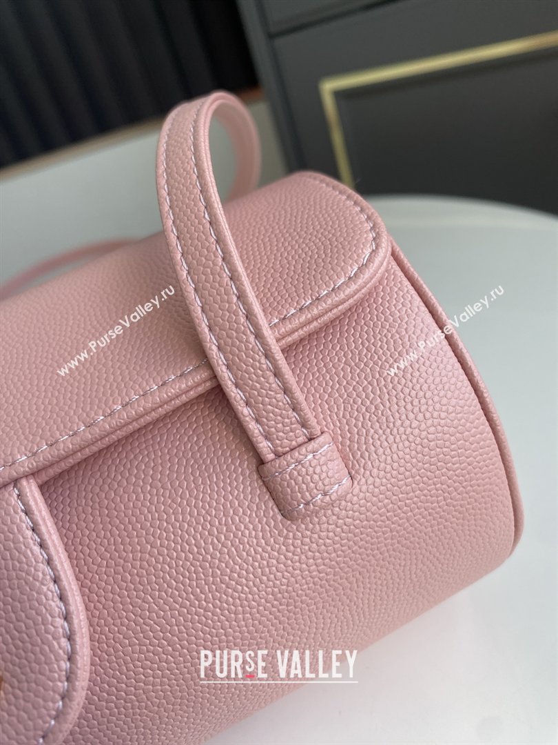 Chanel Small Bowling Bag in Pink Grained Shiny Calfskin AS6143 Spring-Summer 2026 (GANEN-26021210)