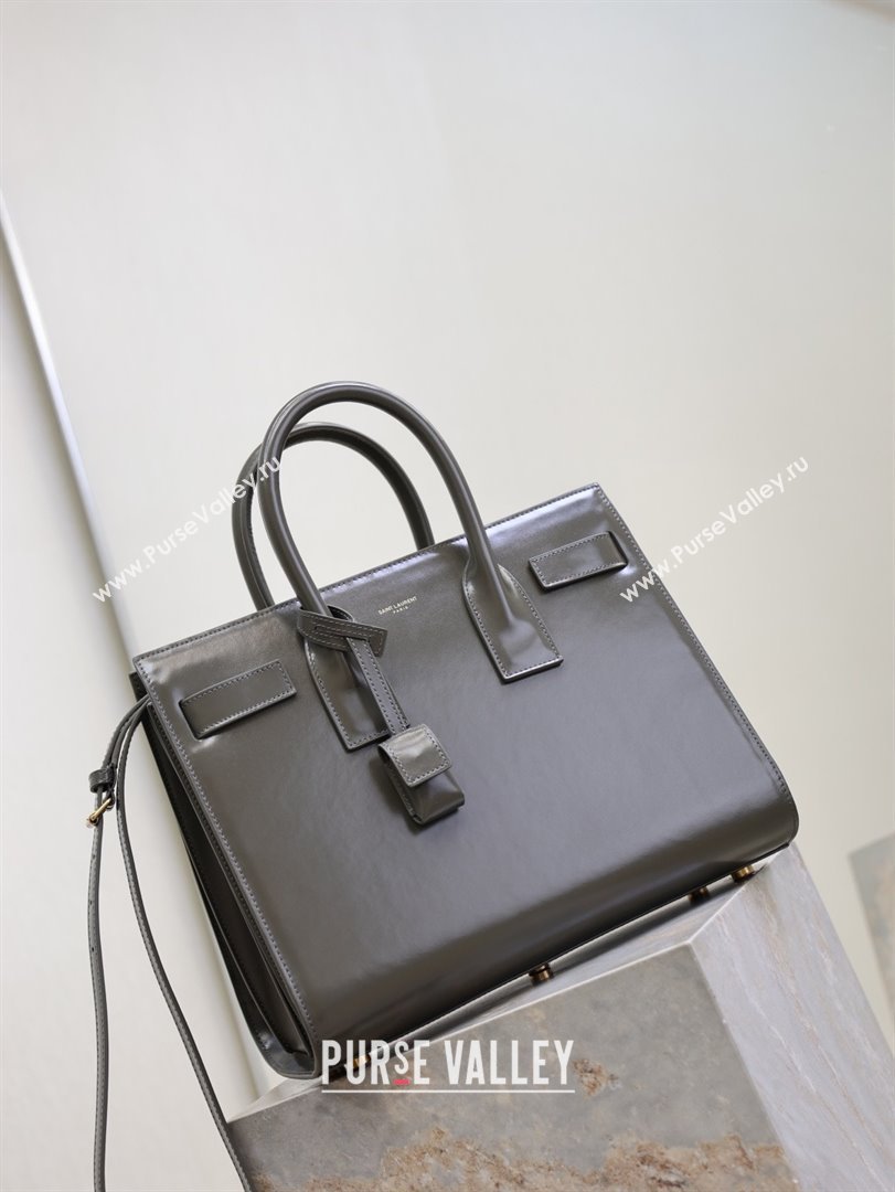 Saint Laurent Sac De Jour Small Tote bag in Grey Calfskin 378299 2026 (YY-26011311)