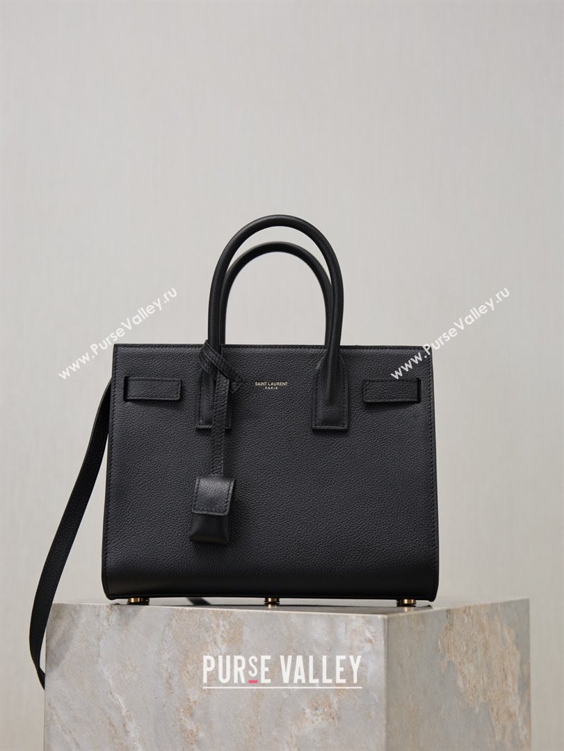 Saint Laurent Sac De Jour Baby Tote bag in Grained Leather 421863/477477 Black 2026 (YY-26011302)