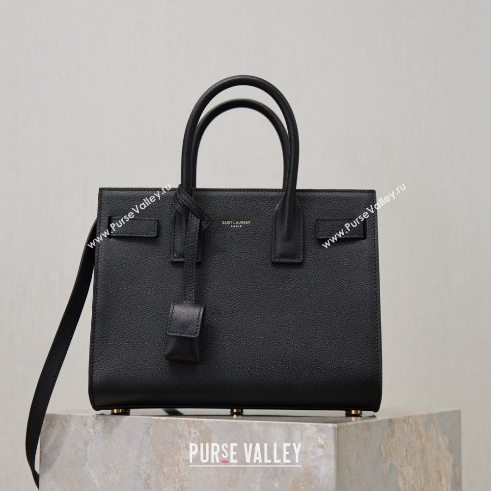 Saint Laurent Sac De Jour Baby Tote bag in Grained Leather 421863/477477 Black 2026 (YY-26011302)