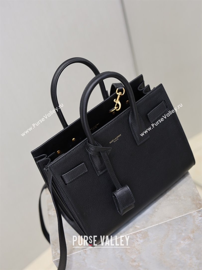 Saint Laurent Sac De Jour Baby Tote bag in Grained Leather 421863/477477 Black 2026 (YY-26011302)