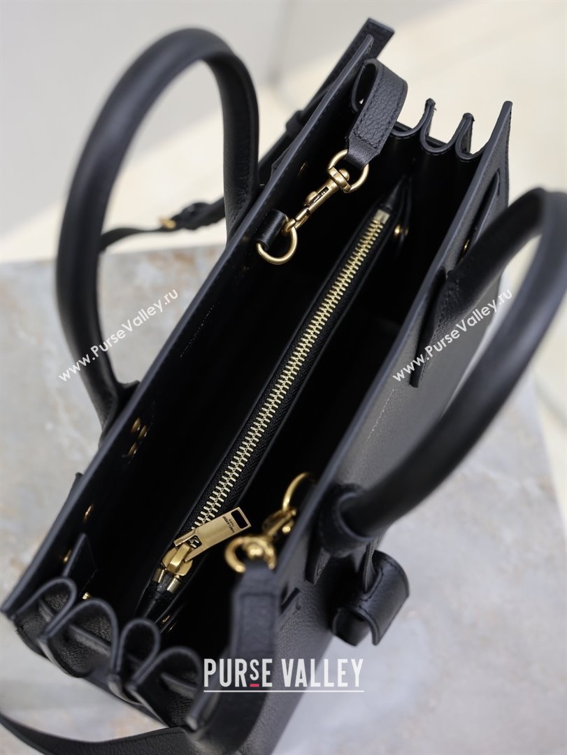 Saint Laurent Sac De Jour Baby Tote bag in Grained Leather 421863/477477 Black 2026 (YY-26011302)