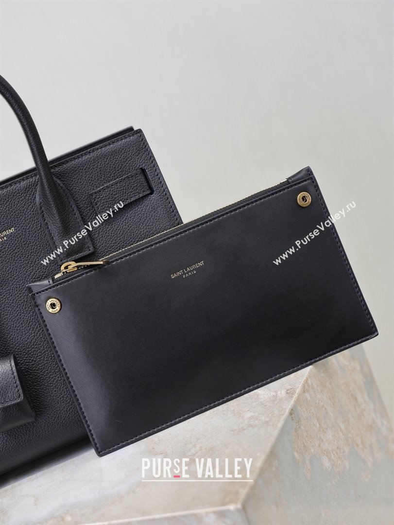 Saint Laurent Sac De Jour Baby Tote bag in Grained Leather 421863/477477 Black 2026 (YY-26011302)