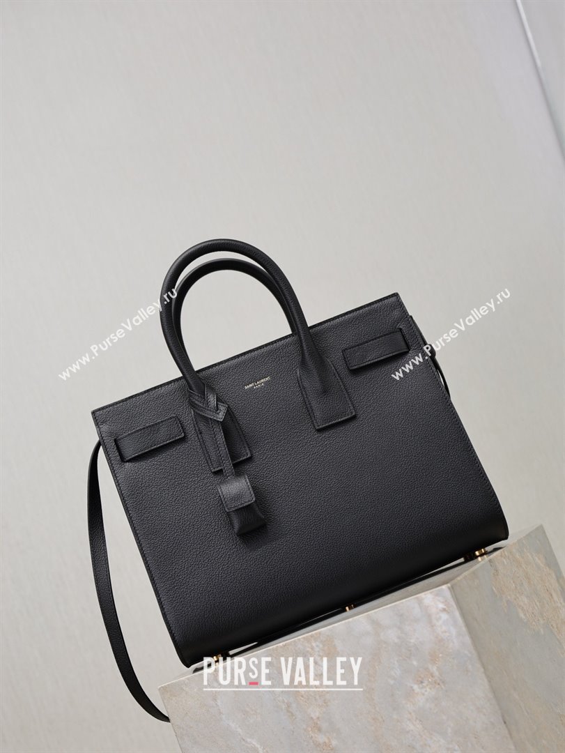 Saint Laurent Sac De Jour Small Tote bag in Grained Leather 378299 Black 2026 (YY-26011303)