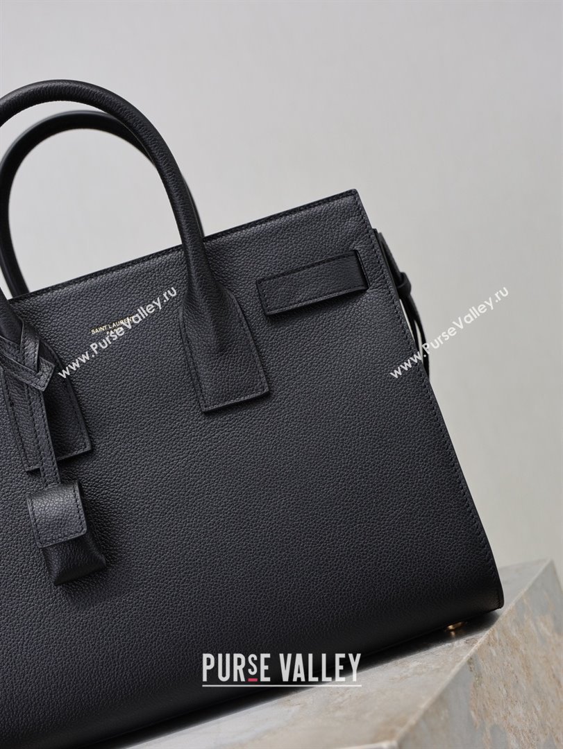 Saint Laurent Sac De Jour Small Tote bag in Grained Leather 378299 Black 2026 (YY-26011303)