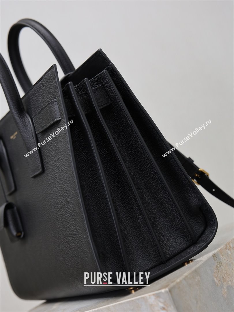 Saint Laurent Sac De Jour Small Tote bag in Grained Leather 378299 Black 2026 (YY-26011303)