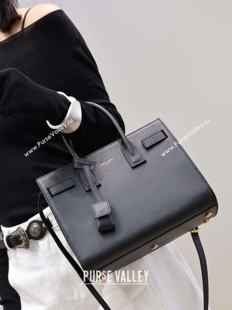 Saint Laurent Sac De Jour Baby Tote bag in Grained Leather 421863/477477 Black 2026 (YY-26011302)