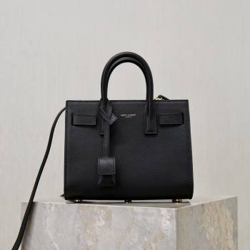 Saint Laurent Sac De Jour Nano Tote bag in Grained Calfskin 717440 Black 2026 (YY-26011301)