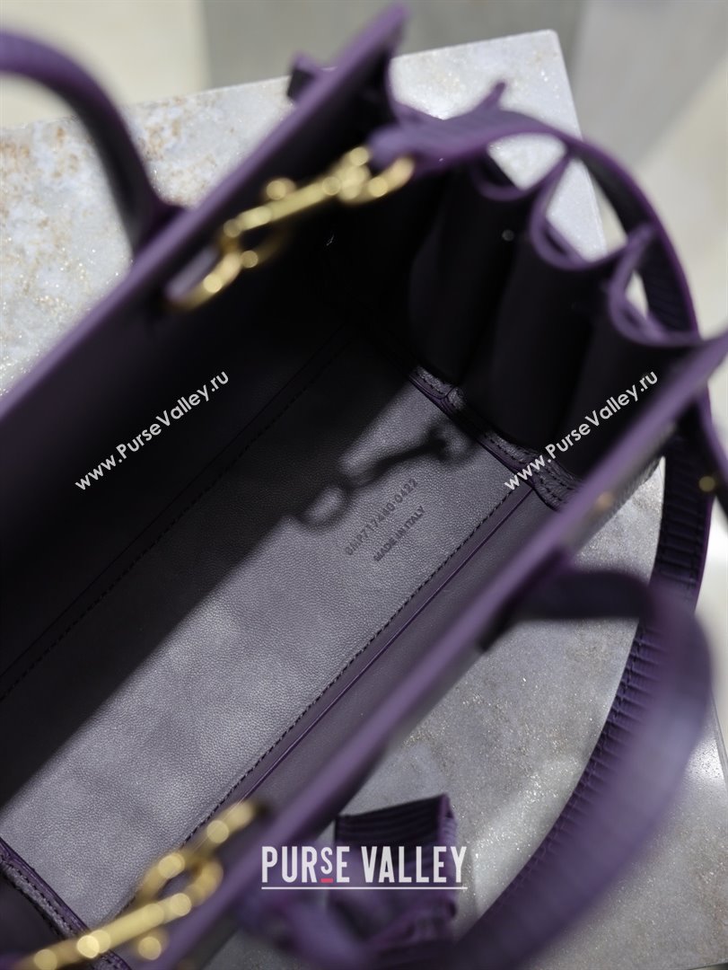Saint Laurent Sac De Jour Nano Tote bag in Lizard Calfskin 717440 Purple 2026 (YY-26011308)