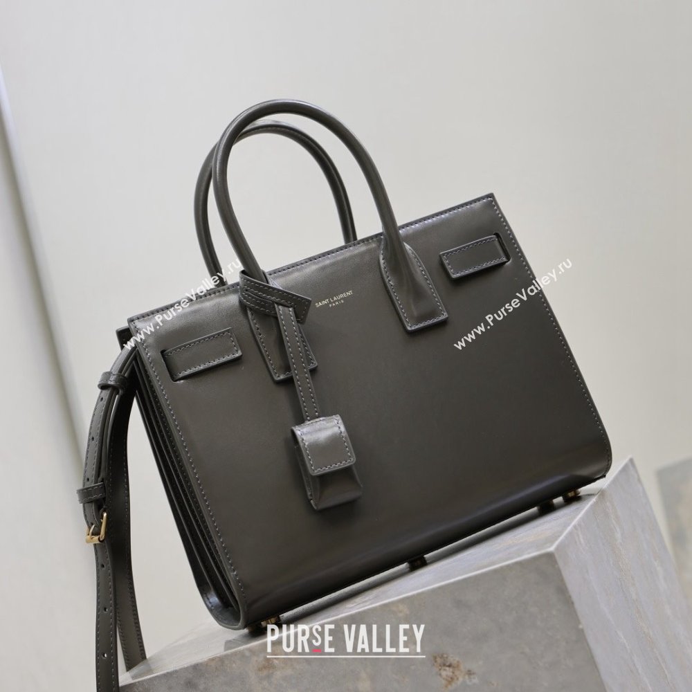 Saint Laurent Sac De Jour Nano Tote bag in Grey Calfskin 717440 2026 (YY-26011309)