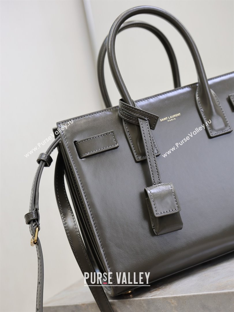 Saint Laurent Sac De Jour Nano Tote bag in Grey Calfskin 717440 2026 (YY-26011309)