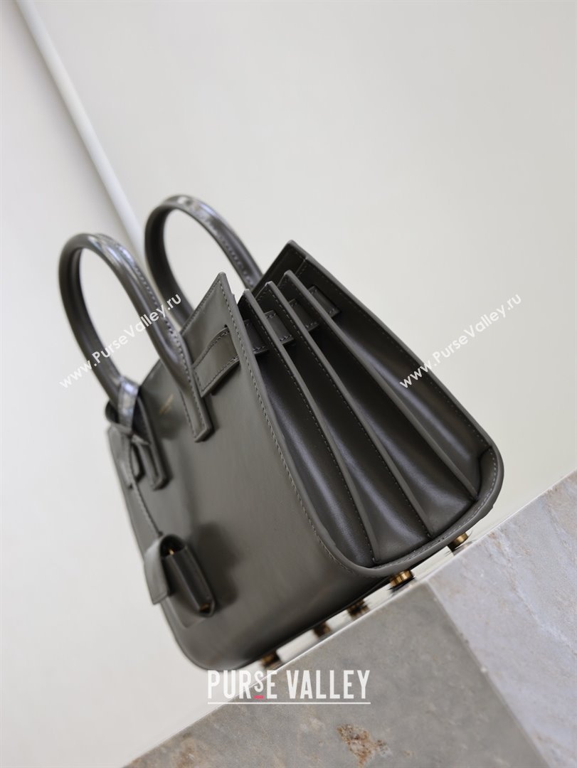 Saint Laurent Sac De Jour Nano Tote bag in Grey Calfskin 717440 2026 (YY-26011309)