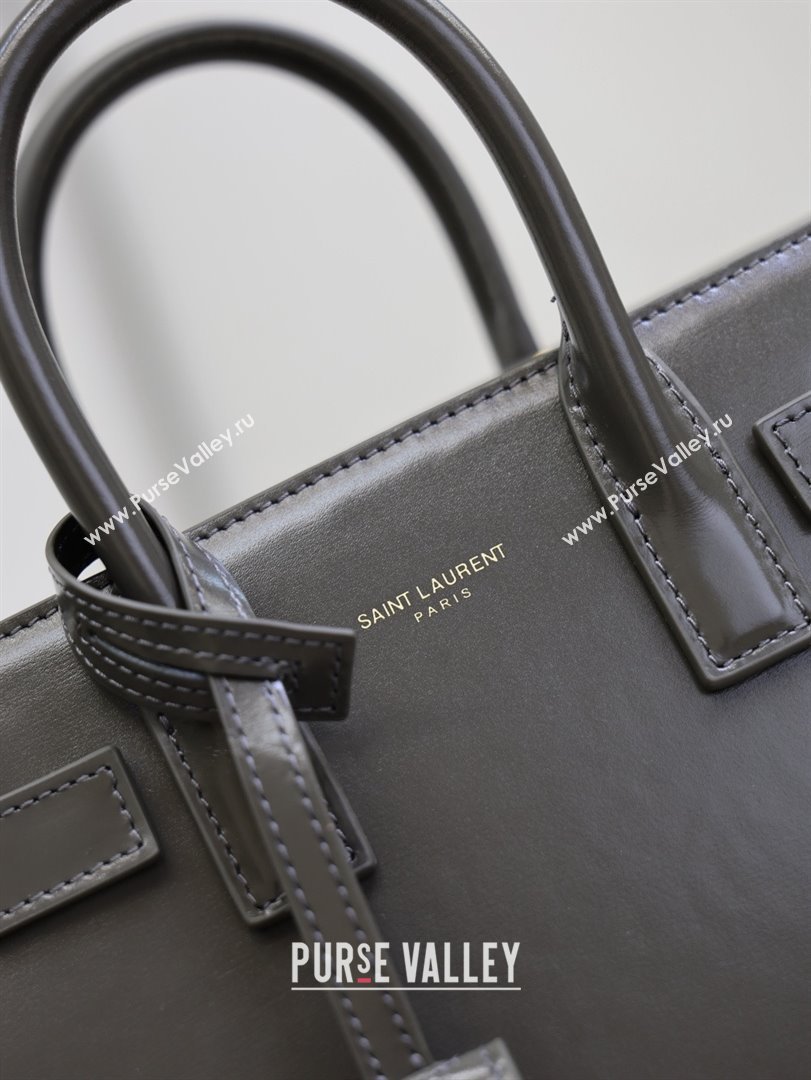 Saint Laurent Sac De Jour Nano Tote bag in Grey Calfskin 717440 2026 (YY-26011309)