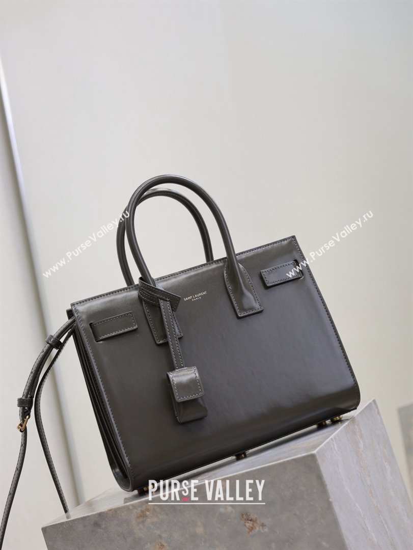 Saint Laurent Sac De Jour Baby Tote bag in Grey Calfskin 421863/477477 2026 (YY-26011310)