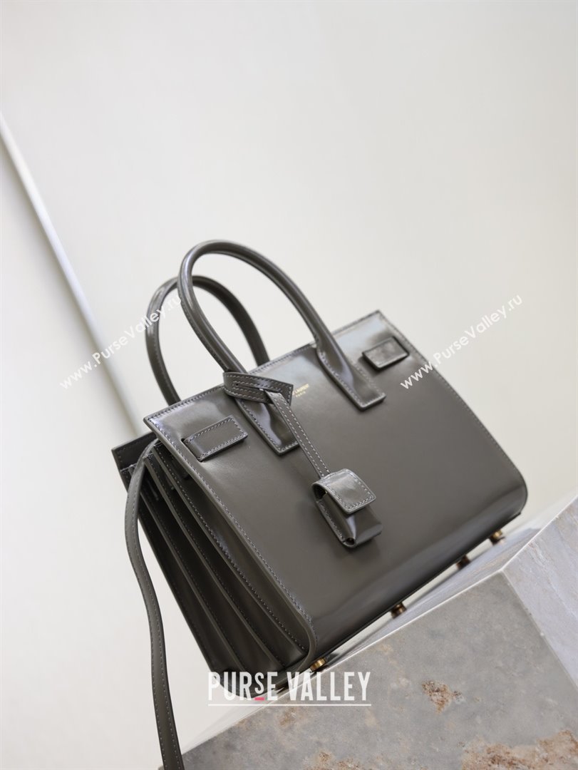 Saint Laurent Sac De Jour Baby Tote bag in Grey Calfskin 421863/477477 2026 (YY-26011310)