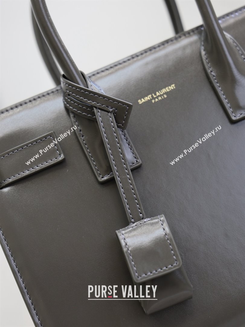 Saint Laurent Sac De Jour Baby Tote bag in Grey Calfskin 421863/477477 2026 (YY-26011310)