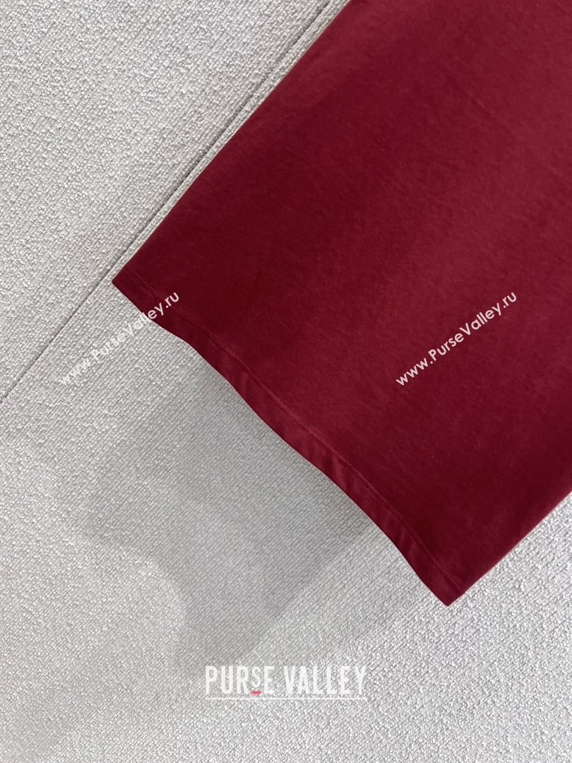 Miu Miu Cotton T-shirt M011414 Deep Red 2026 (Q-26011414)