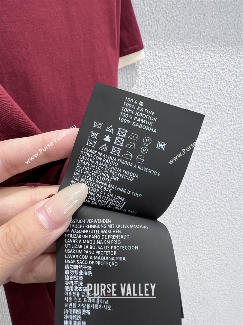 Miu Miu Cotton T-shirt M011414 Deep Red 2026 (Q-26011414)