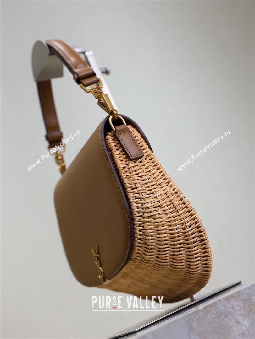Saint Laurent Voltaire Bag in Rattan Calf Leather 753824 Brown 2026 (YY-26011614)