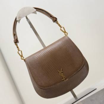 Saint Laurent Voltaire Bag in Lizard Calf Leather 753824 Brown 2026 (YY-26011612)