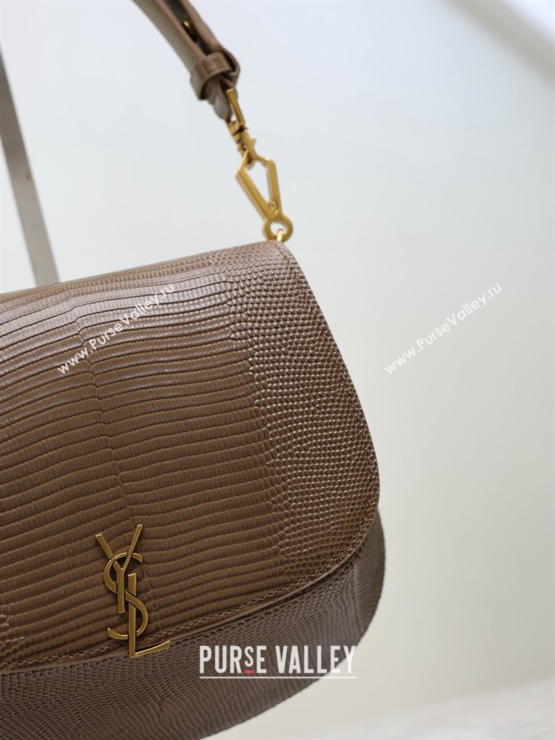 Saint Laurent Voltaire Bag in Lizard Calf Leather 753824 Brown 2026 (YY-26011612)