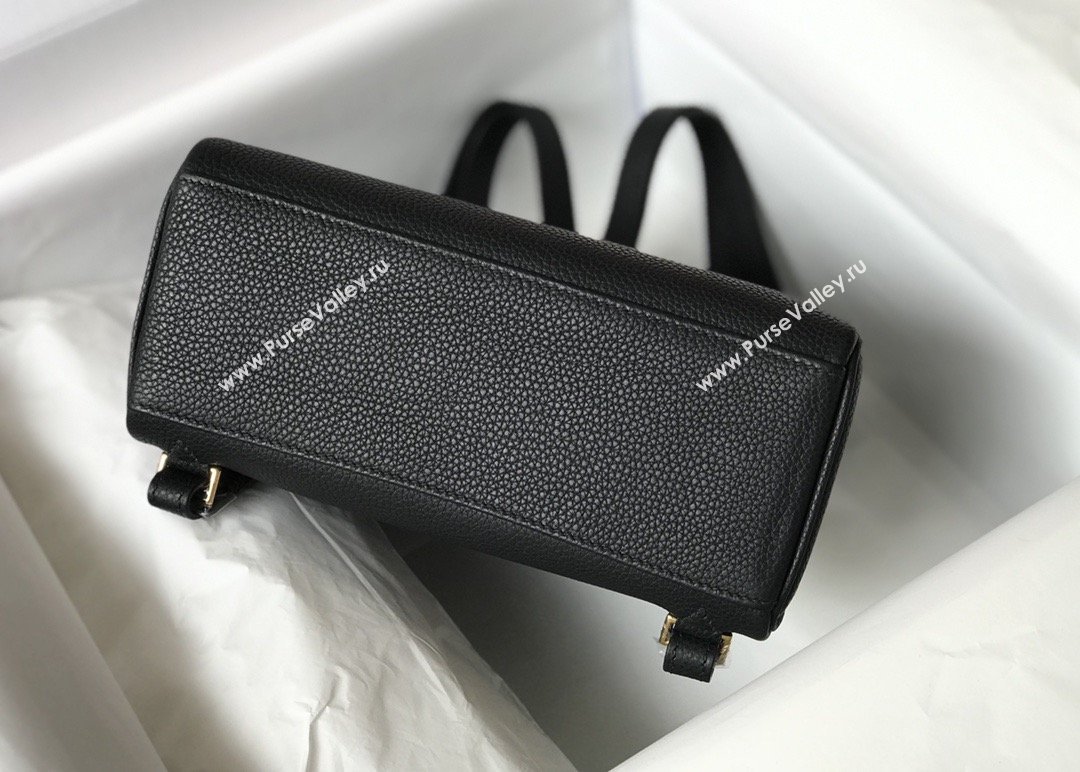 Hermes Kelly Ado Backpack 22cm in Togo Leather Black/Gold 2026(Half Handmade) (XX-26012105)