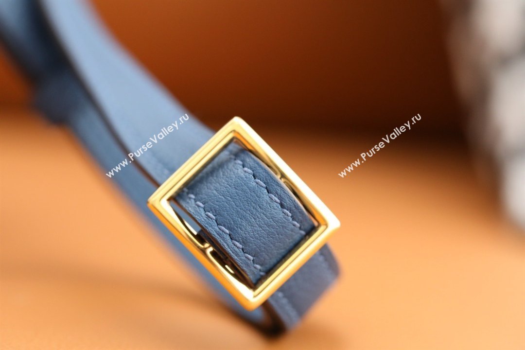 Hermes Kelly Ado Backpack 22cm in Evercolor Leather Navy Blue/Gold 2026(Half Handmade) (XYA-26012116)