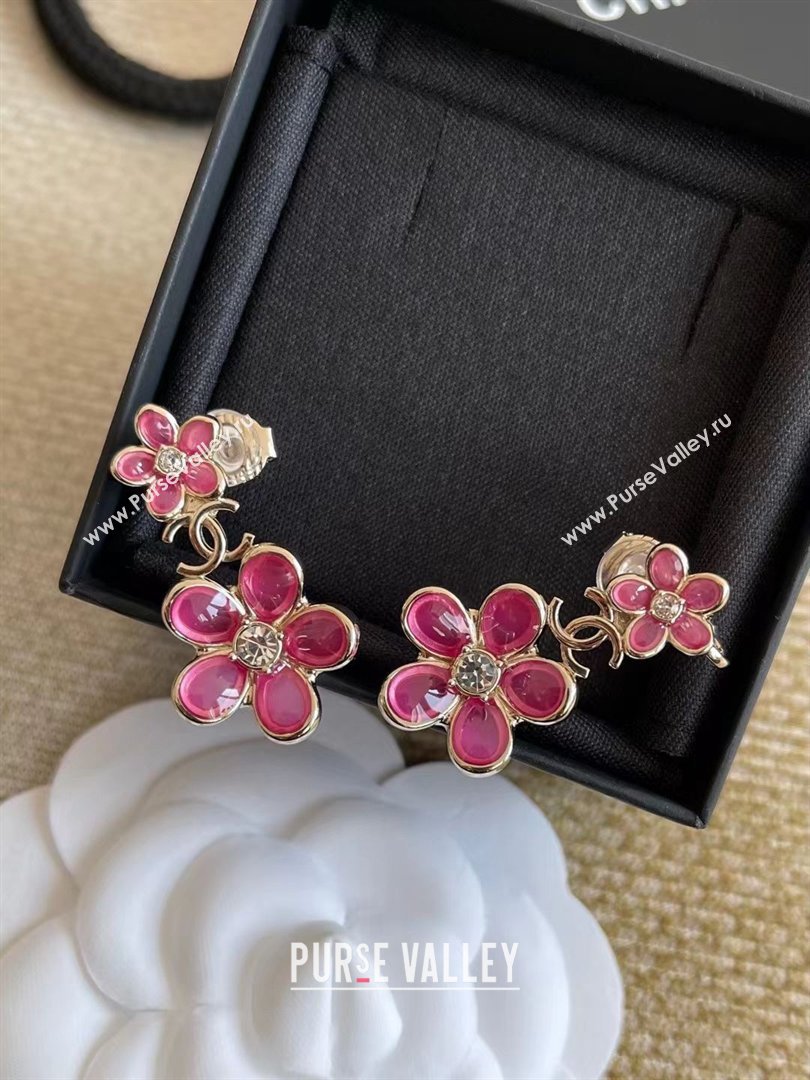 Chanel Bloom Earrings CH012618 Pink 2026 (YF-26012718)