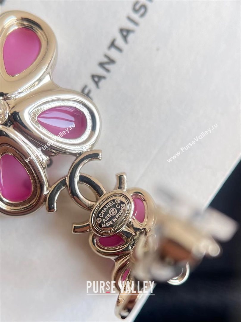 Chanel Bloom Earrings CH012618 Pink 2026 (YF-26012718)