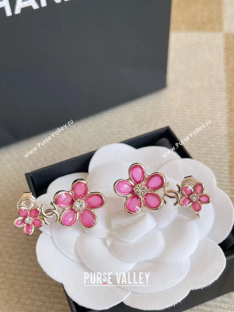 Chanel Bloom Earrings CH012618 Pink 2026 (YF-26012718)