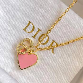 Dior Heart Dioramour Necklace D012807 Pink 2026 (YF-26012807)