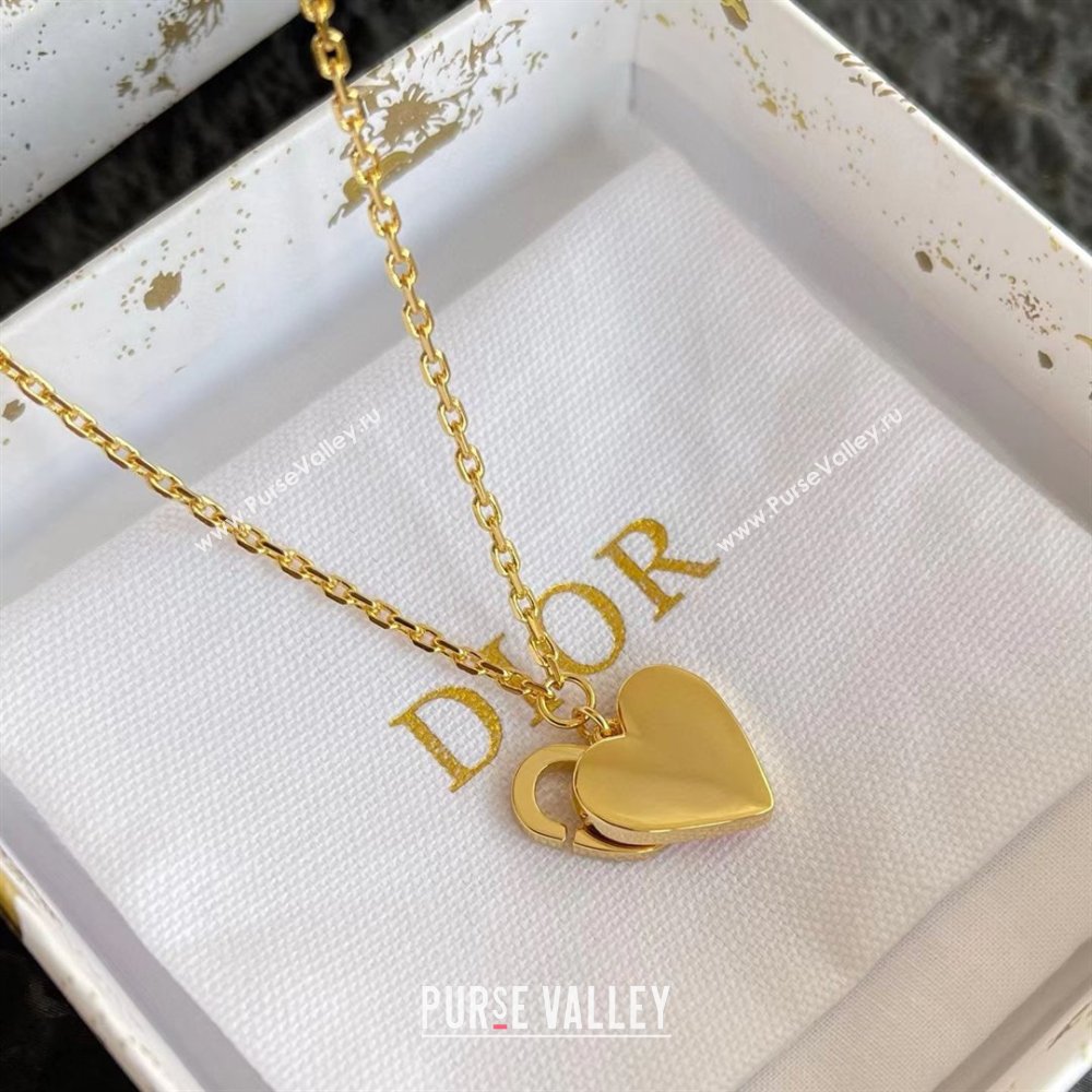 Dior Heart Dioramour Necklace D012807 Pink 2026 (YF-26012807)