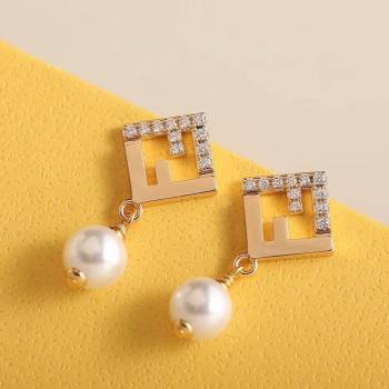 Fendi Forever Earrings F012809 Gold 2026 (YF-26012809)