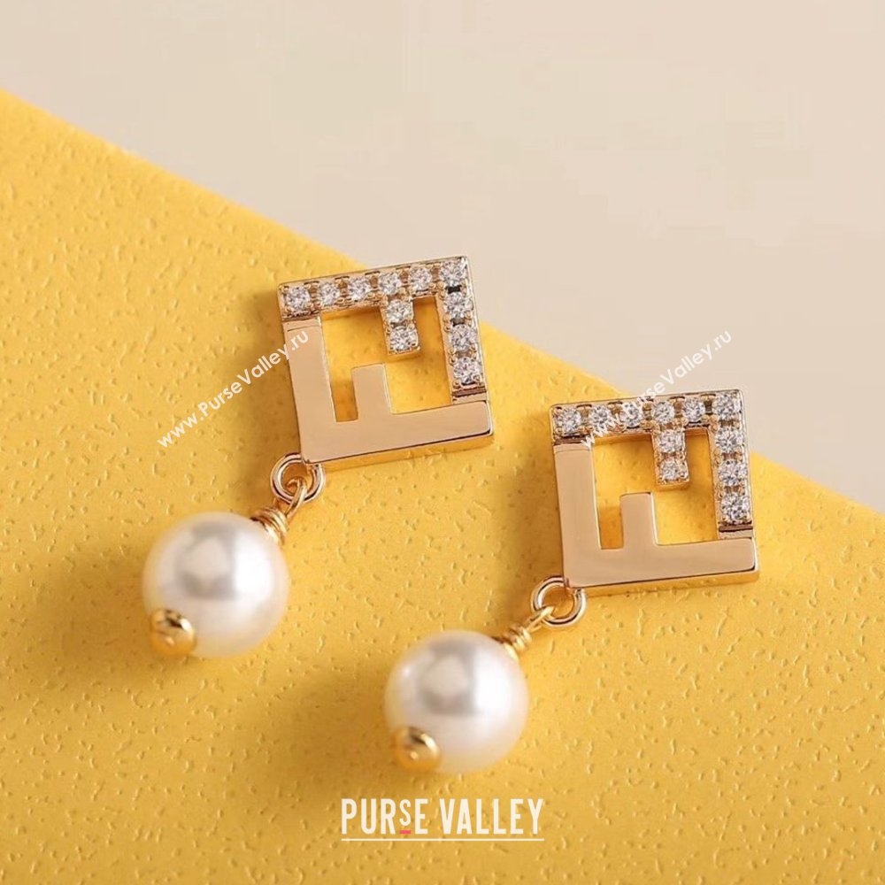 Fendi Forever Earrings F012809 Gold 2026 (YF-26012809)