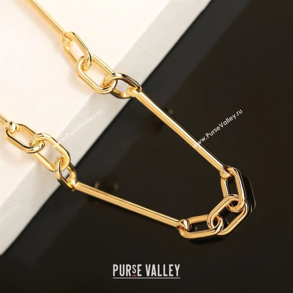 Celine Brass Necklace C012810 Gold 2026 (YF-26012810)