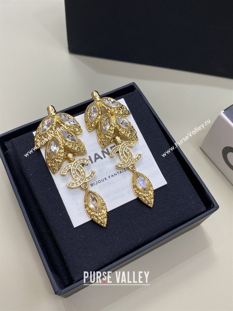 Chanel Crystals Earrings CH012812 Gold 2026 (YF-26012812)