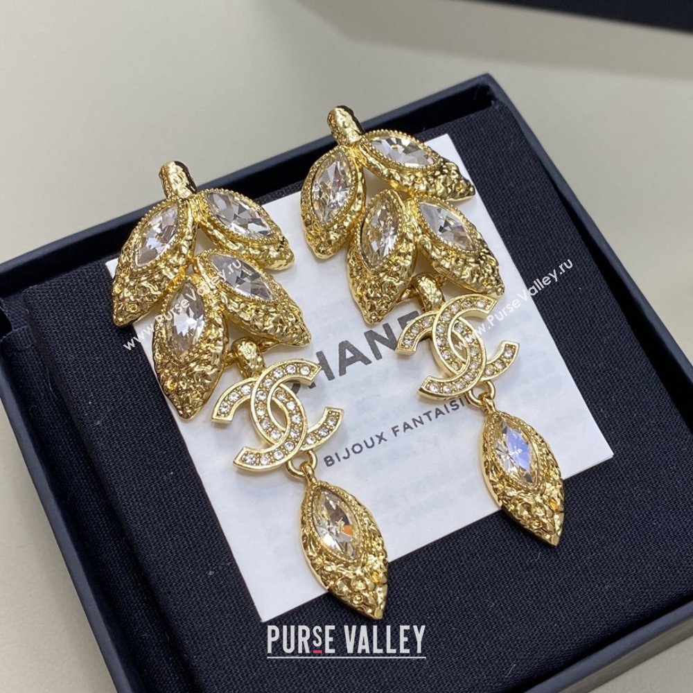 Chanel Crystals Earrings CH012812 Gold 2026 (YF-26012812)
