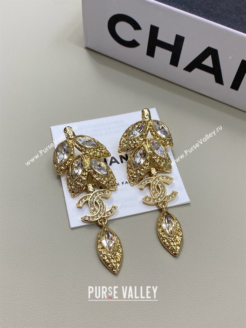 Chanel Crystals Earrings CH012812 Gold 2026 (YF-26012812)