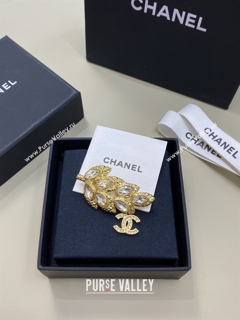 Chanel Crystals Brooch CH012814 Gold 2026 (YF-26012814)