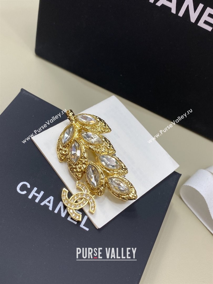 Chanel Crystals Brooch CH012814 Gold 2026 (YF-26012814)